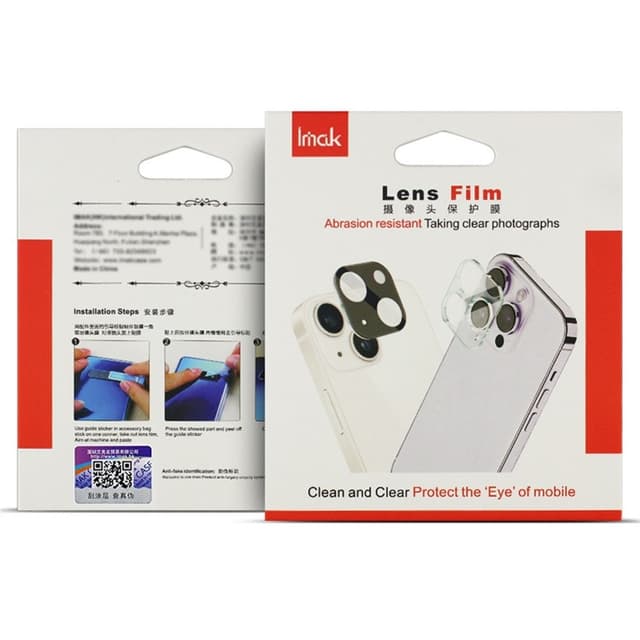 IMAK For Xiaomi Redmi 14C kamera linsebeskytter hærdet glas linsefilm
