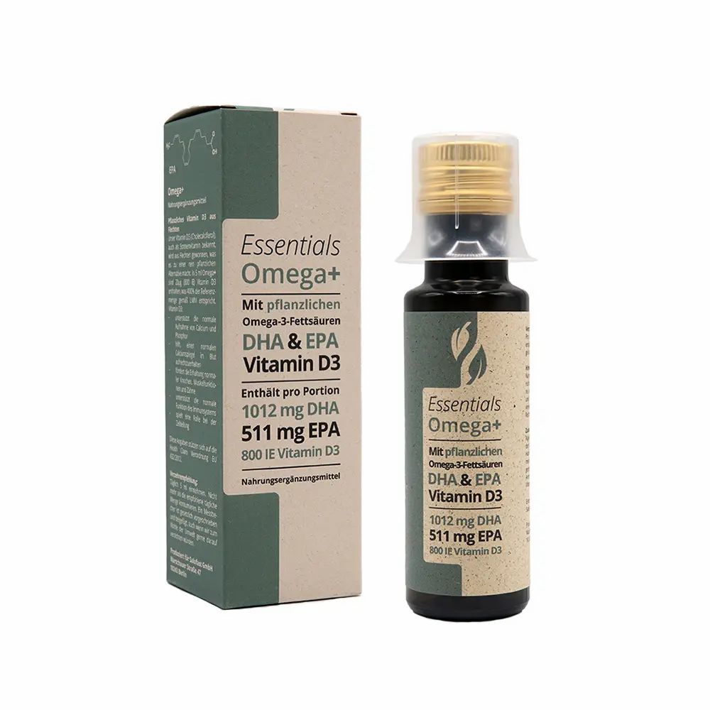 Salufast Omega+ Algen Öl – hochkonzentriert mit DHA, EPA & Vitamin D3