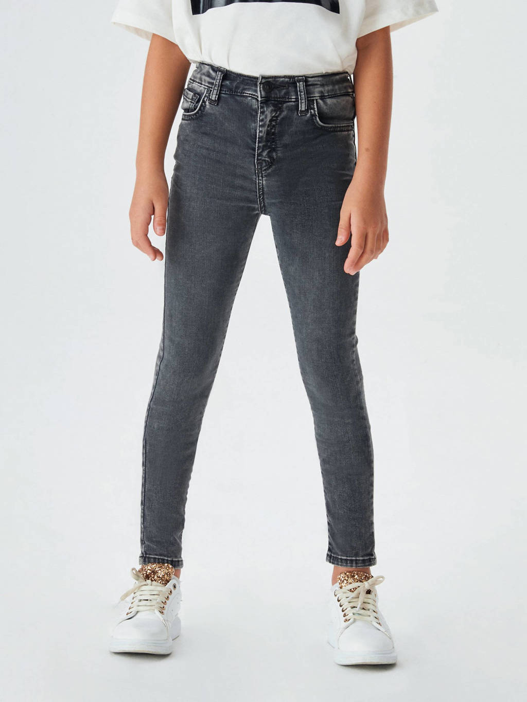 LTB high waist super skinny jeans Sophia almost black wash