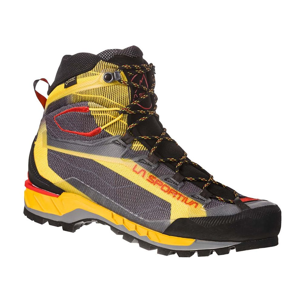La Sportiva TRANGO TECH GTX - Chaussures d'alpinisme Homme black/yellow