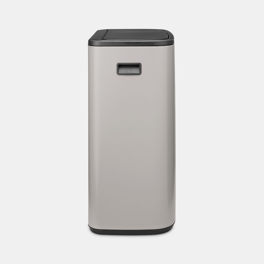 Bo Touch Bin, met 2 binnenemmers, 2 x 30 liter - Soft Grey