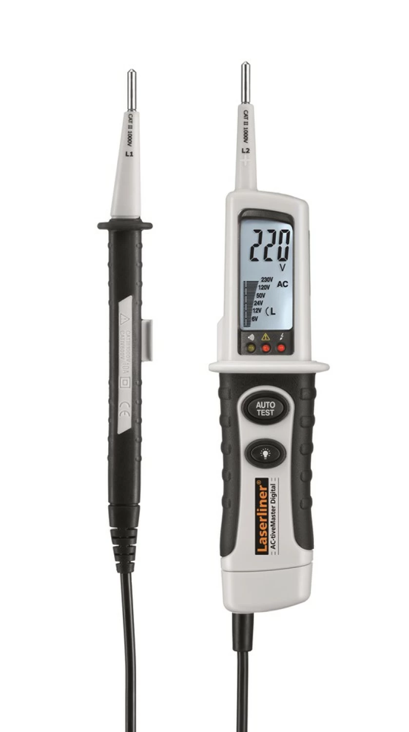 Laserliner AC-tiveMaster Digital Spanningstester met LCD scherm - AC/DC 6-690V