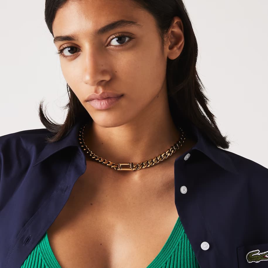 Collier Fundament femme Lacoste Bijoux - Jaune - Lacoste - Femme