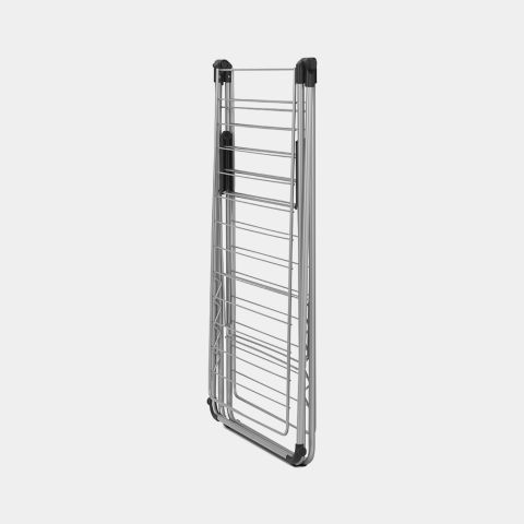HangOn droogrek, 25 meter met stang - Metallic Grey