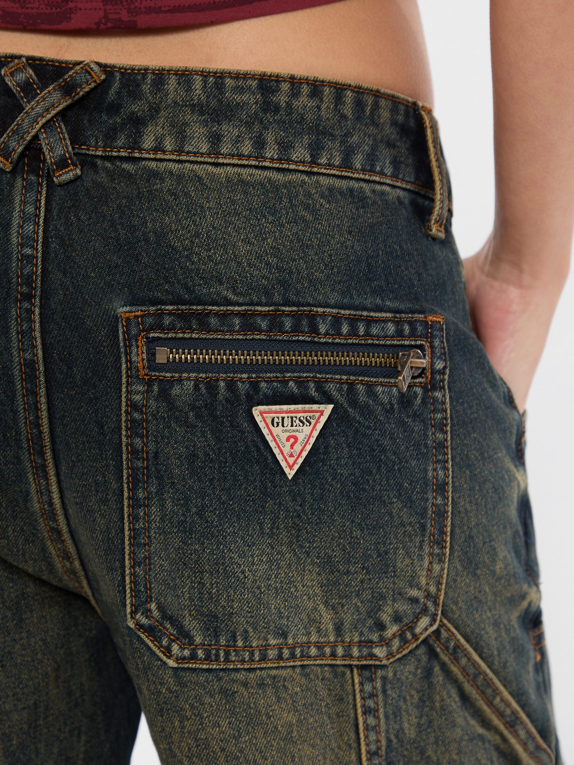 Calça jeans GUESS Originals Zip Carpenter