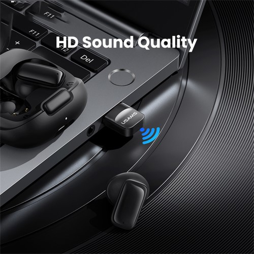 USB Dongle Bluetooth 5.1 Receiver Transmitter Wireless Konverter USB Adapter für Windows Systeme - Schwarz