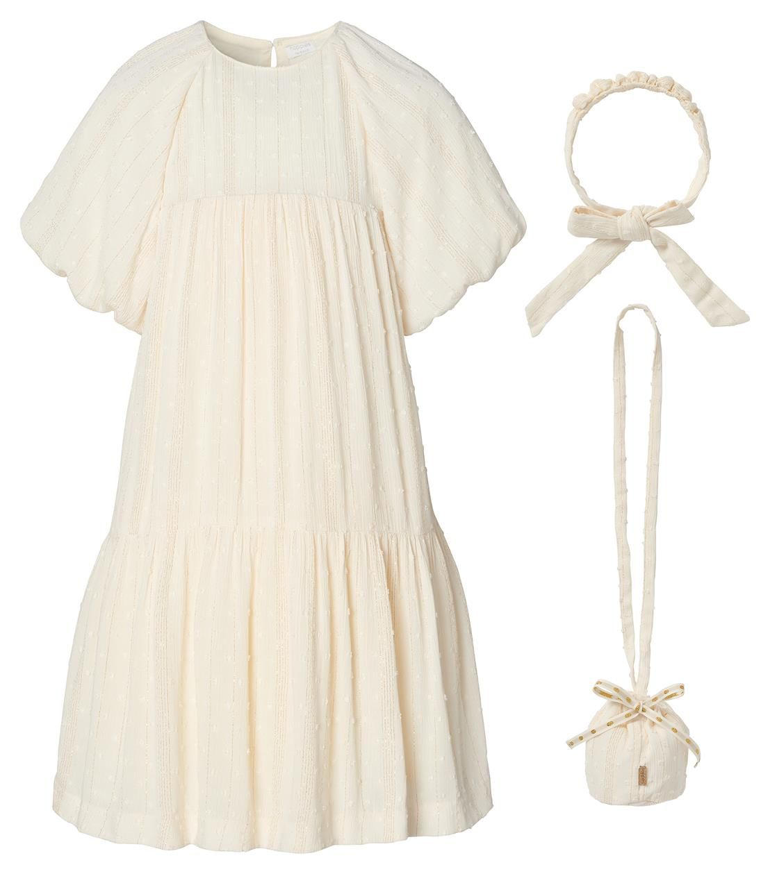 Noppies Kids Jurk Ekalake - Antique White