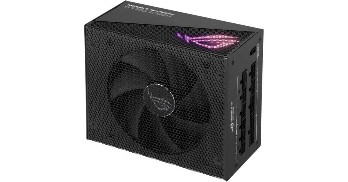 ASUSROG STRIX Gold Aura Edition modulaire 1200 watt voeding   (Zwart, 1x 12VHPWR, 4x PCIe)