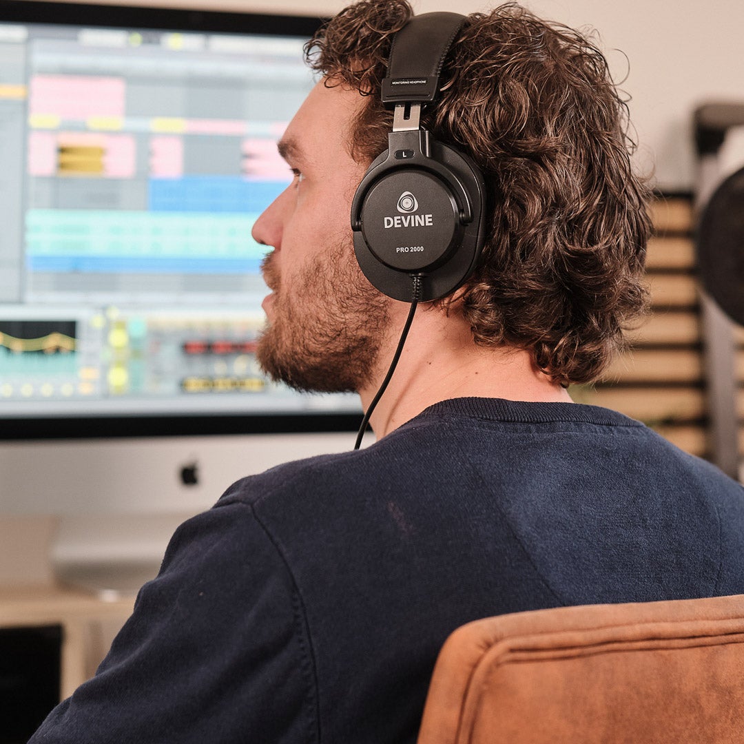 Devine PRO 2000 hoofdtelefoon + Devine USB microfoon