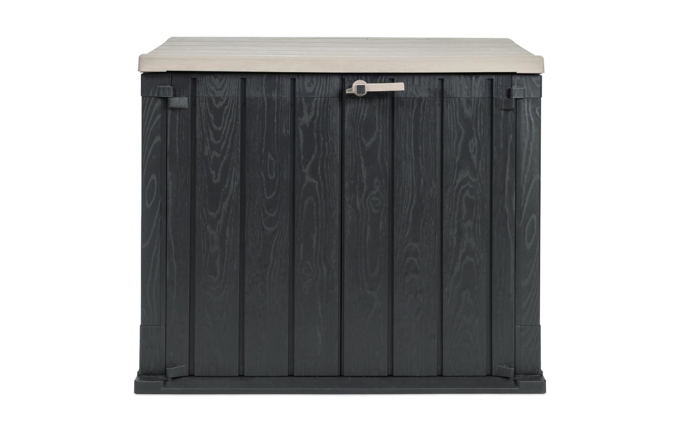 Gartenbox Storer plus 842 l Dunkelanthrazit/Warmgrau<br>Mehrzweck-Gartenhaus