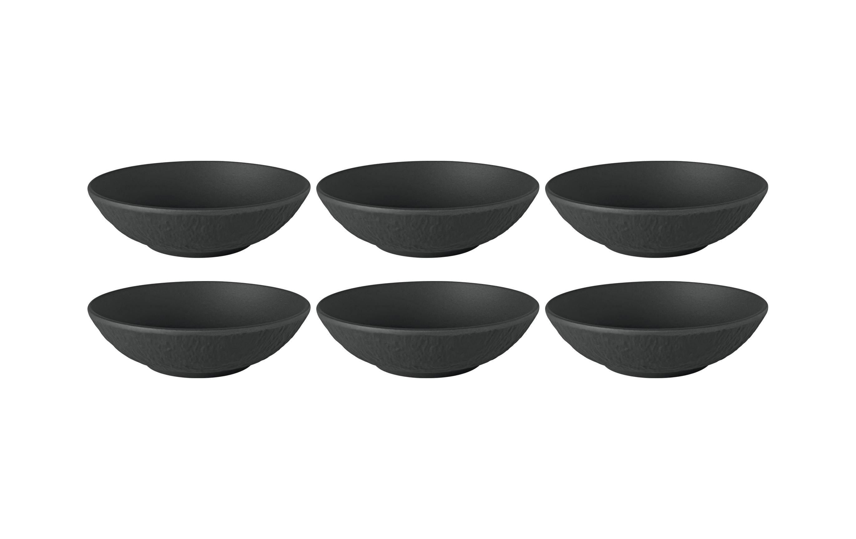 Dessert-Schale Manufacture 6 Stück, Schwarz<br>Hochwertige Schale