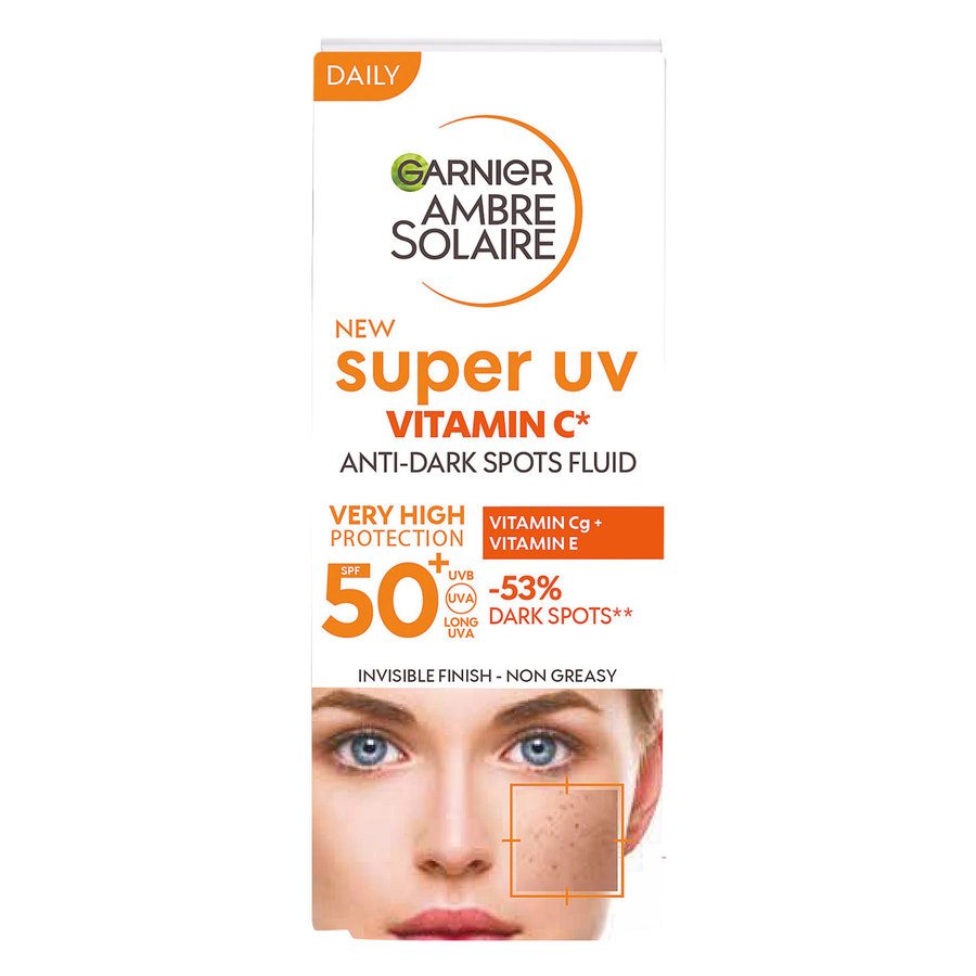 Garnier Ambre Solaire Super UV Vitamin C Anti-Dark Spots Fluid SPF50+ 40ml