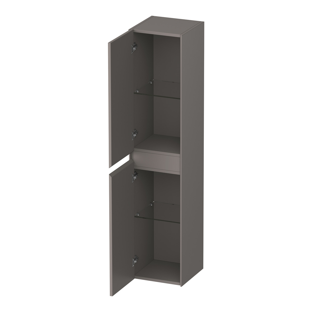 Brauer Inspire kolomkast 160cm links- of rechtsdraaiend taupe mat