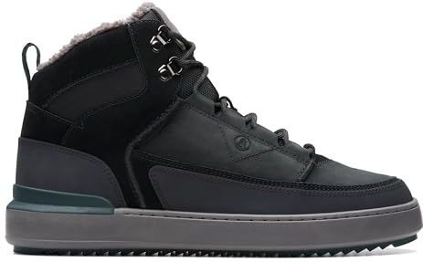 Clarks Courtlitebt Wp Enkellaarsjes voor heren, Black Wlinedcomb, 41 EU