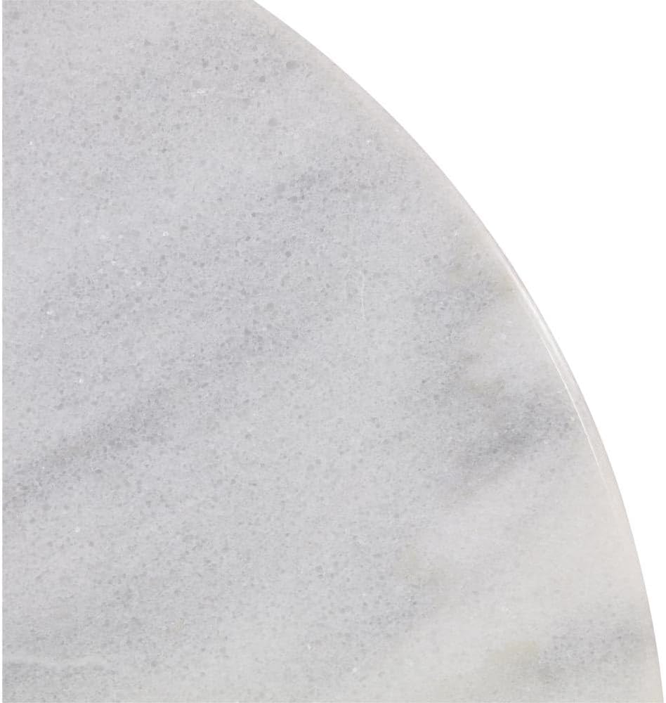 Marmortisch Bistrotisch Cafetisch Gastrotisch weiß Ø60x72 cm