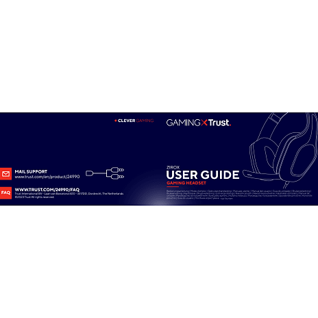 Trust GXT415W Zirox Headset - hvid