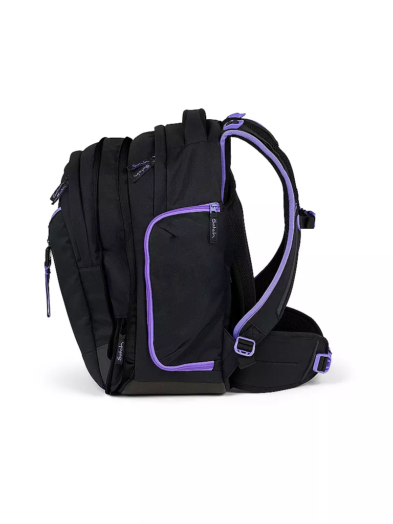SATCH Schulrucksack Match Purple Phantom schwarz
