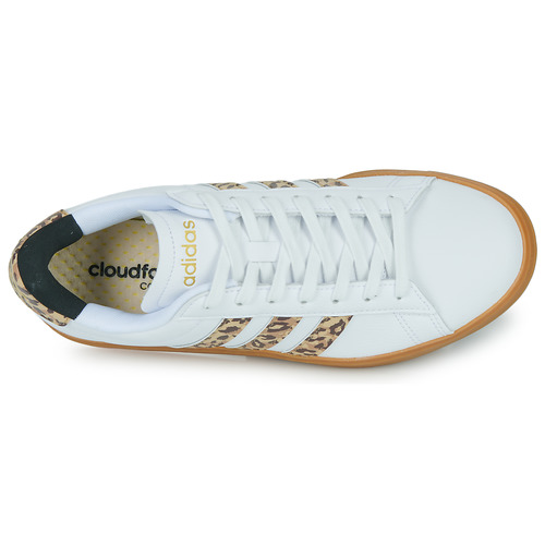 Adidas Sportswear - GRAND COURT 2.0 - Blanc / Léopard / Gum
