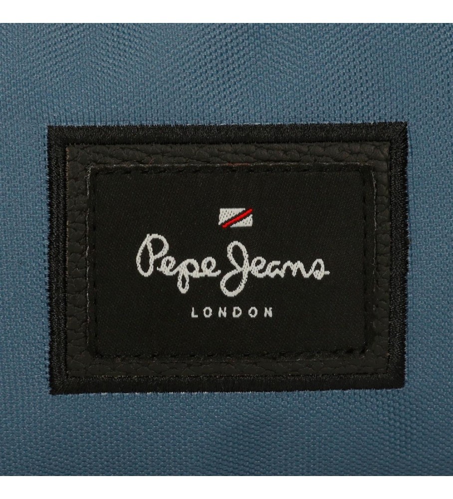 Mochila Pepe Jeans Aris + Estojo Azul