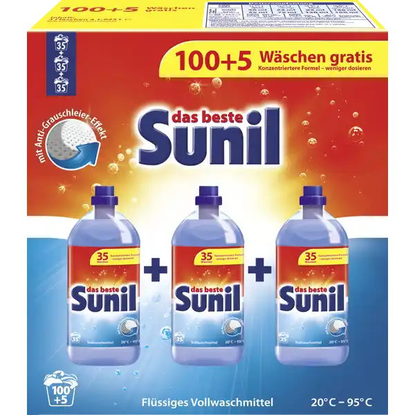 aktiv Vollwaschmittel flüssig 105 WL