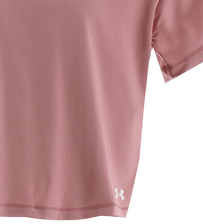 Under Armour T-Shirt - Kurz geschnitten - Übung - Pink Elixier