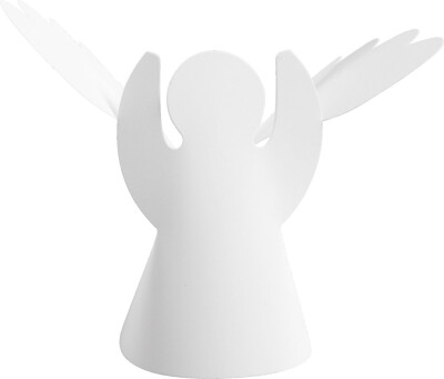 Engle - H 10,5 CM - Ø 7 CM - 230 G - Hvid - 25 Stk