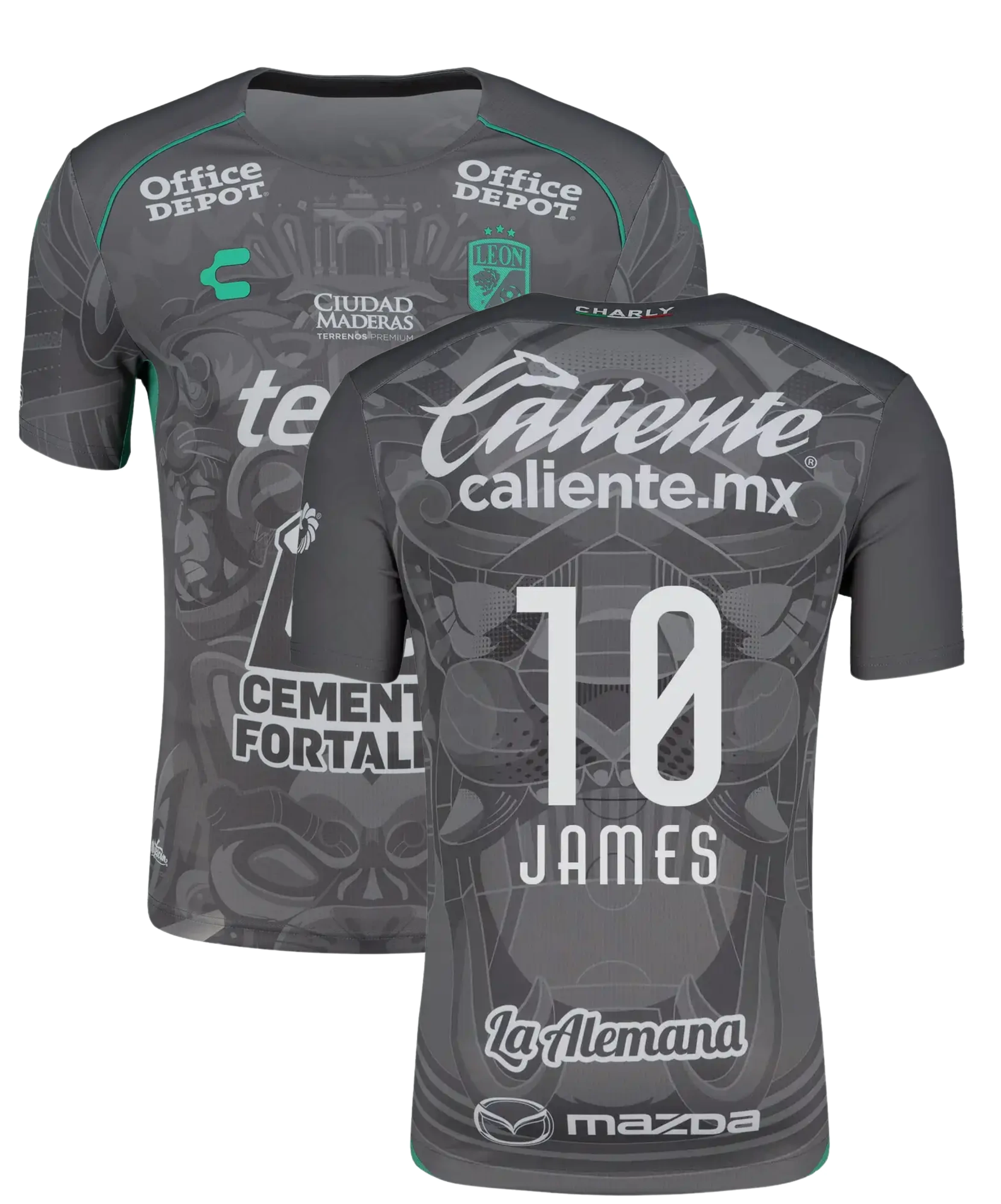 Club León Special Edition Voetbalshirt 2025   Bedrukking James - Voetb