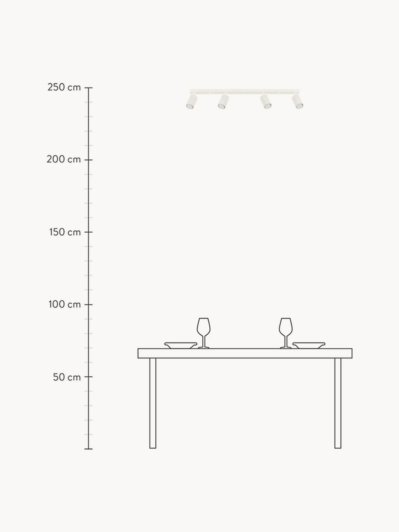LED-plafondlamp Gleam