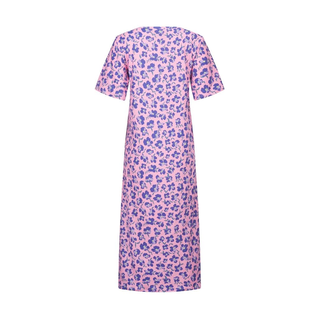 Liberte Alma-Tshirt-Dress pink purple flower