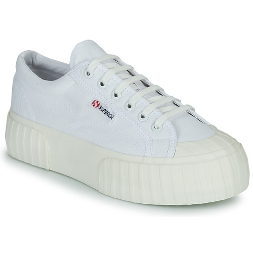 Superga - 2631 STRIPE PLATEFORM - Blanc