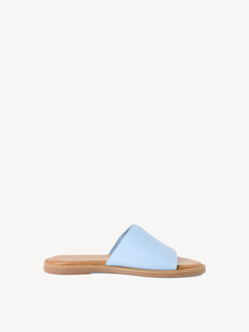 Leren Slipper - blauw