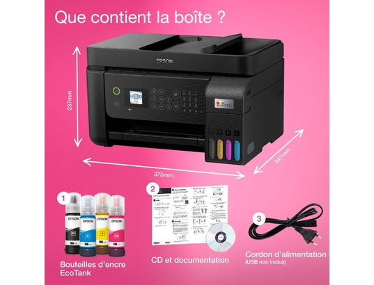 EPSON - Imprimante multifonction réservoir d'encre EcoTank ET-4800