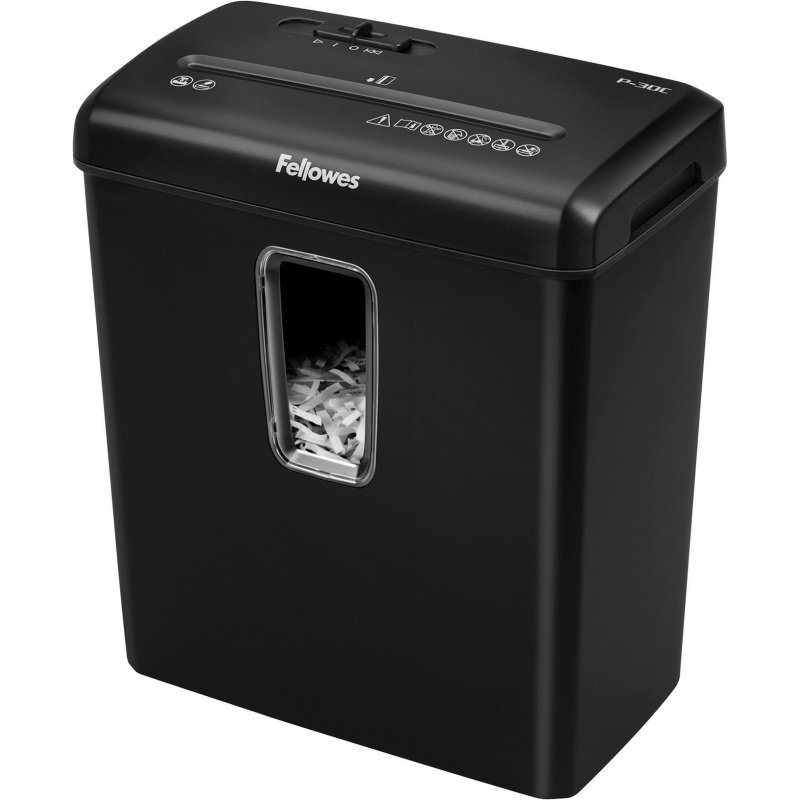 Destructeur Fellowes Powershred P-30C - coupe croisée