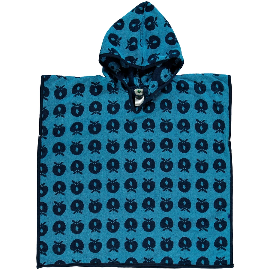 Smafolk Badeponcho Apfel blue