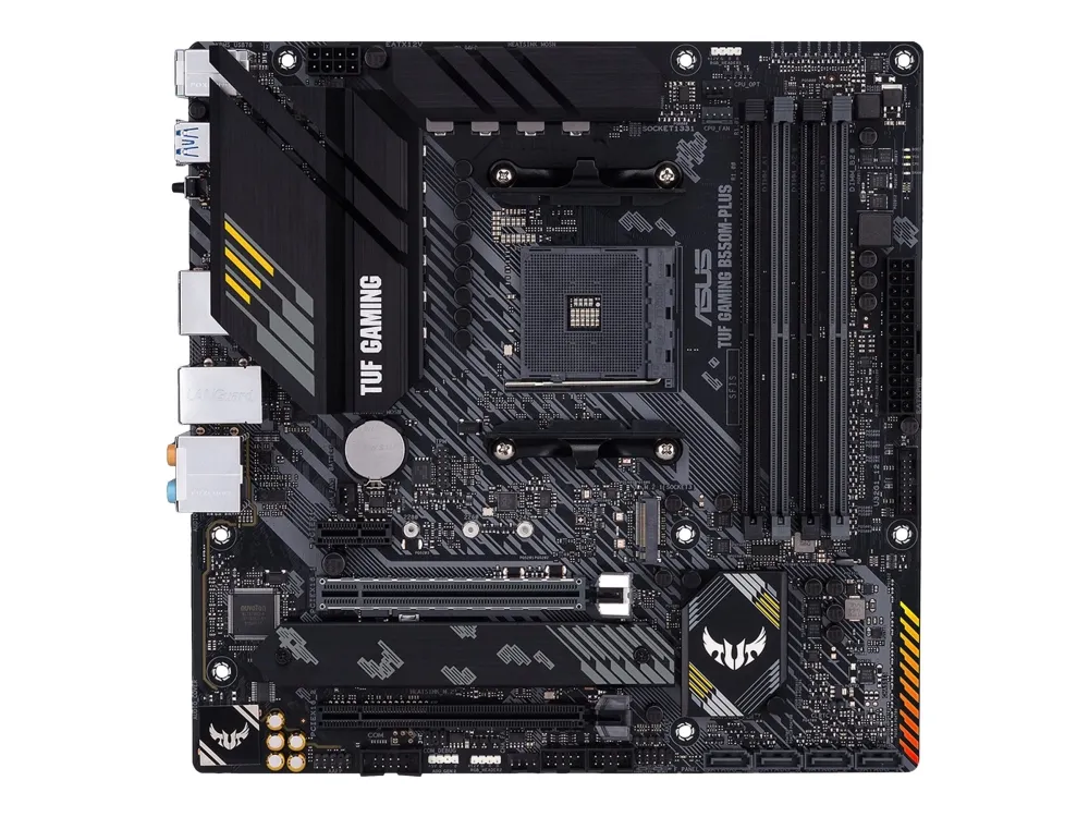 [OUTLET] - ASUS TUF GAMING B550M-PLUS - Bundkort - micro ATX - Socket AM4 - AMD B550 Chipset - USB-C Gen2, USB 3.2 Gen 1, USB 3.2 Gen 2 - 2.5 Gigabit LAN - onboard grafik (CPU påkrævet) - HD Audio (8-kanaler)