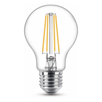 Philips LED peer E27 60W 2 stuks filament helder niet dimbaar
