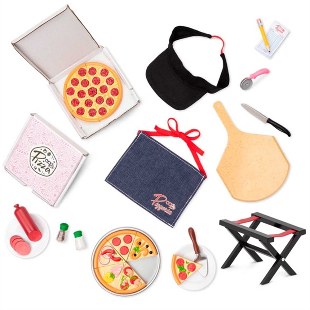Køb Our Generation Dukketilbehør - Pizza Set