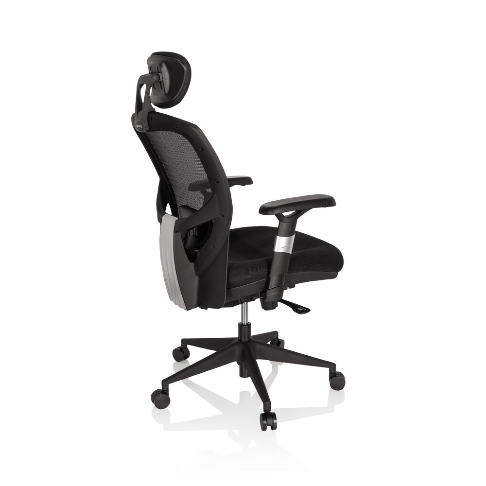 High End Bürostuhl VENUS BASE Stoff/Netzstoff mit Armlehnen hjh OFFICE