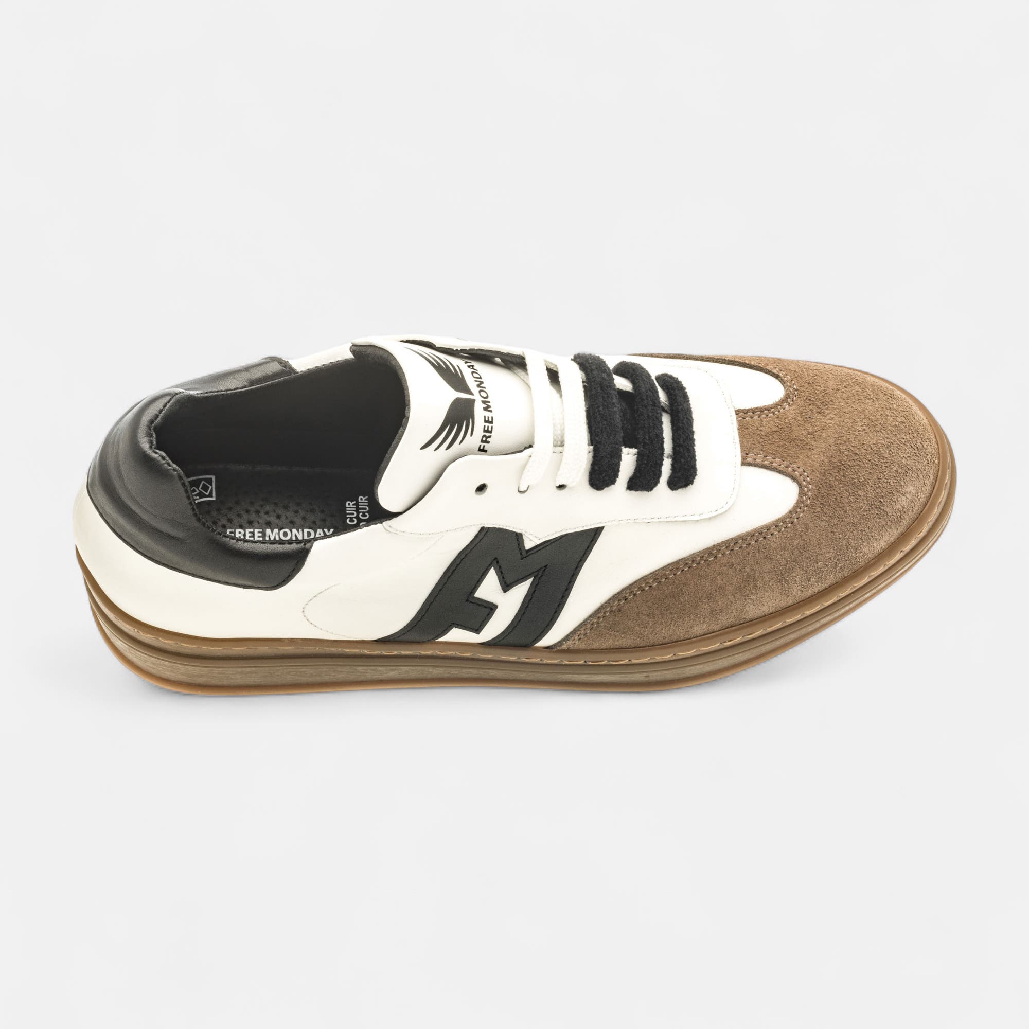 Baskets basses Femme en cuir blanc