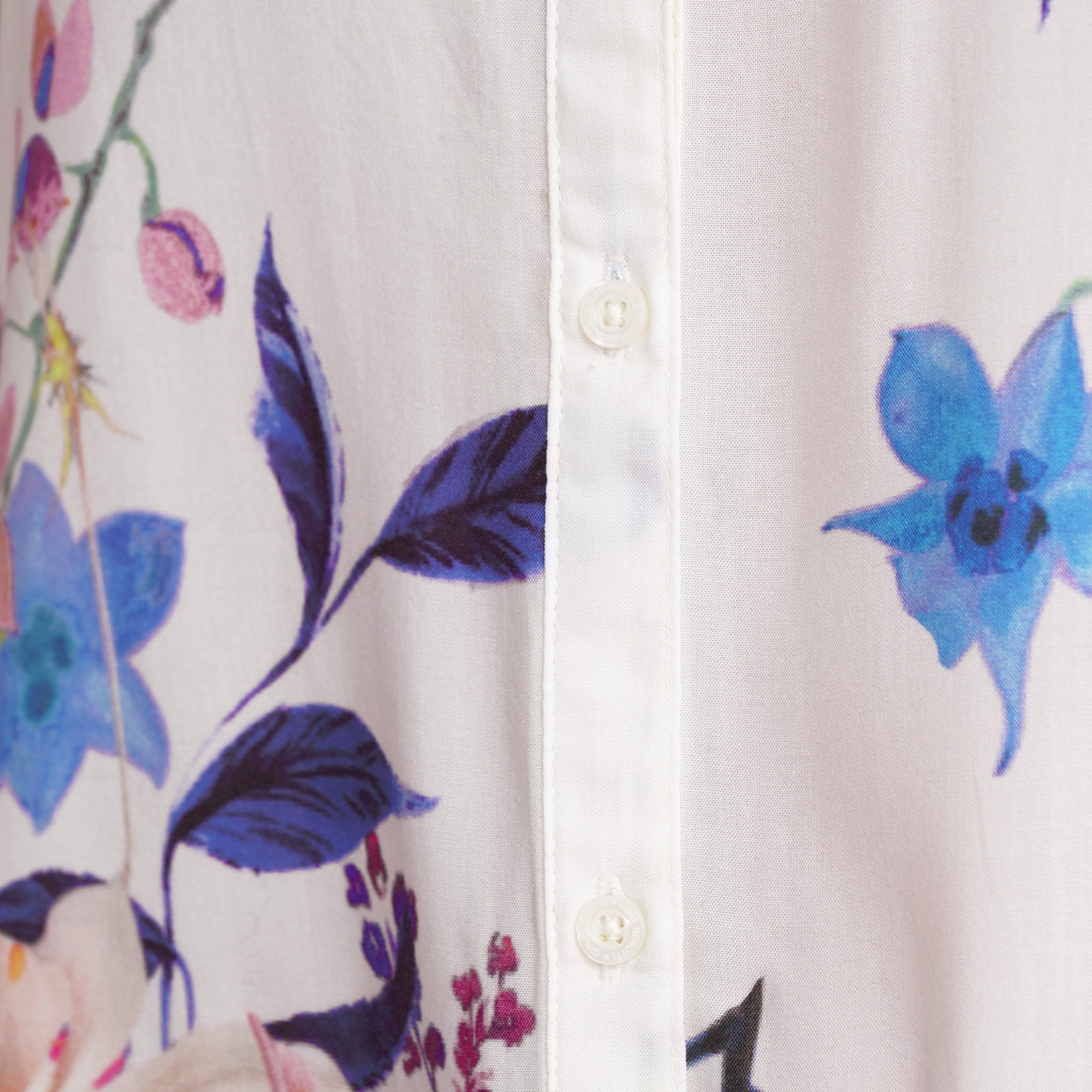 Gina Benotti Damen Bluse mit Blumen-Muster weiss / bunt