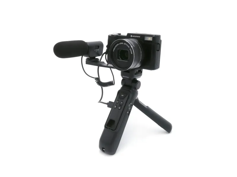 AgfaPhoto Realishot VLG-4K, 24 MP, CMOS, 5x, 4K Ultra HD, 980 g, Sort