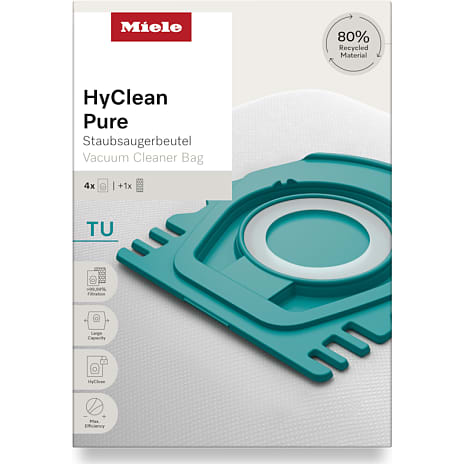 HyClean Pure TU-støvsugerpose 4-pak
