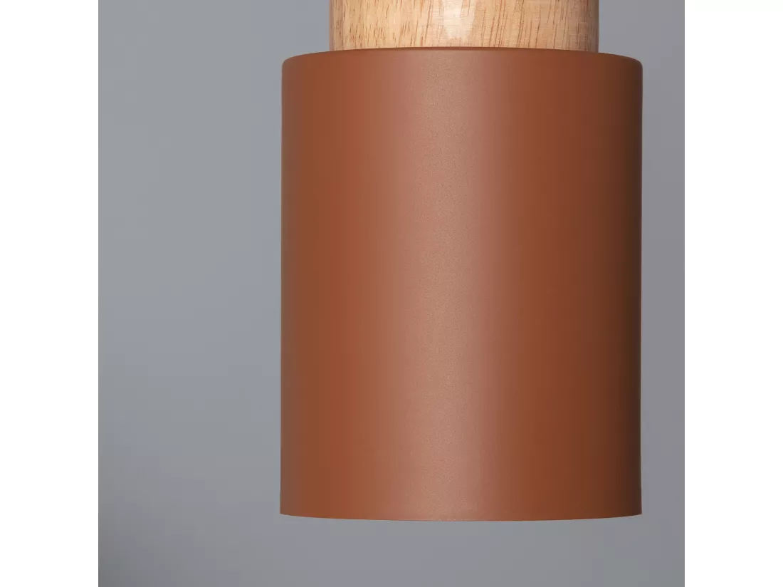 Suspension Bois et Métal Kidonge Marron