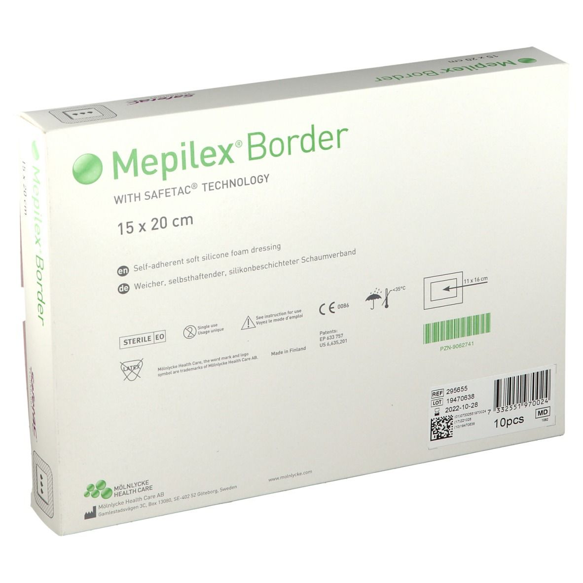 Mepilex® Border Schaumverband 15 x 20 cm