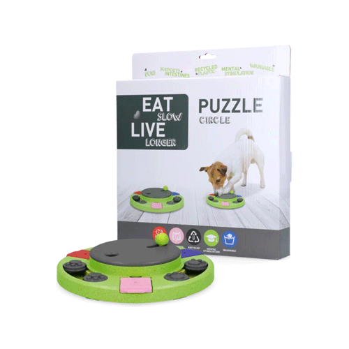 Eat Slow Live Longer Puzzle Antischrok Voerbak