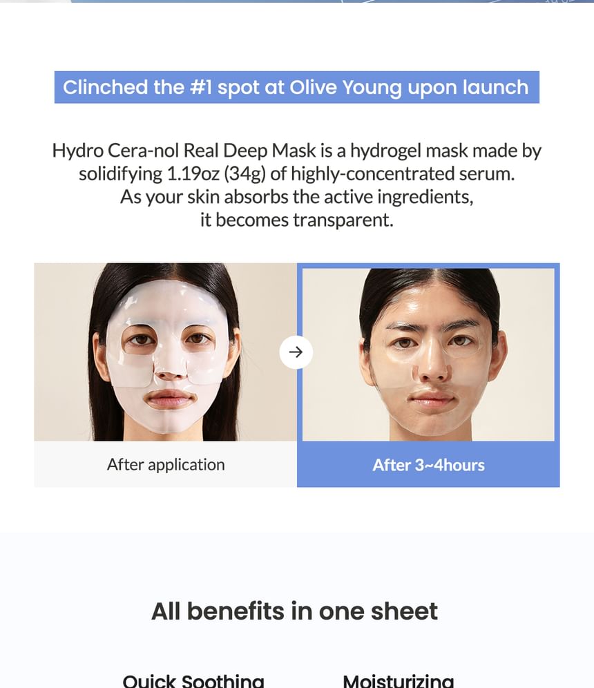 Biodance - Hydro Cera-nol Real Deep Mask Set