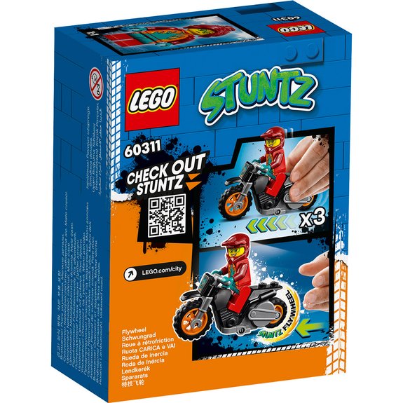 La moto de cascade de Feu LEGO® City Stuntz 60311