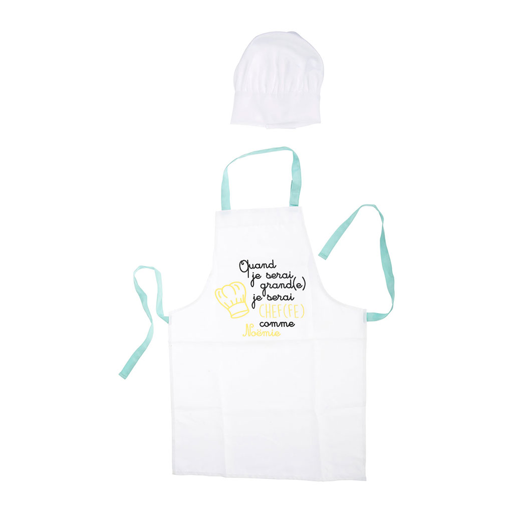 Tablier et toque pour enfant - NOEMIE HONIAT