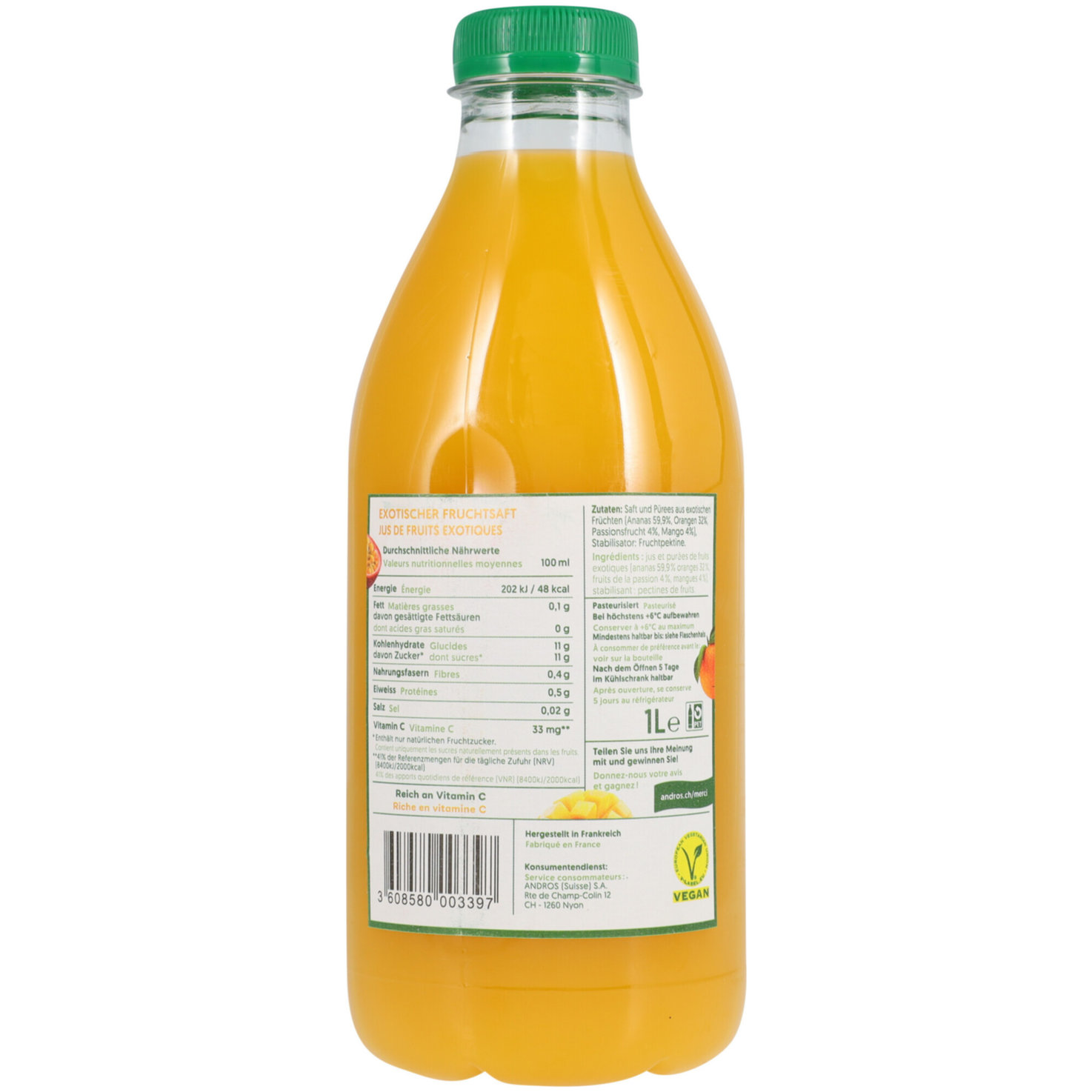 Andros Multi Fruchsaft Exotik