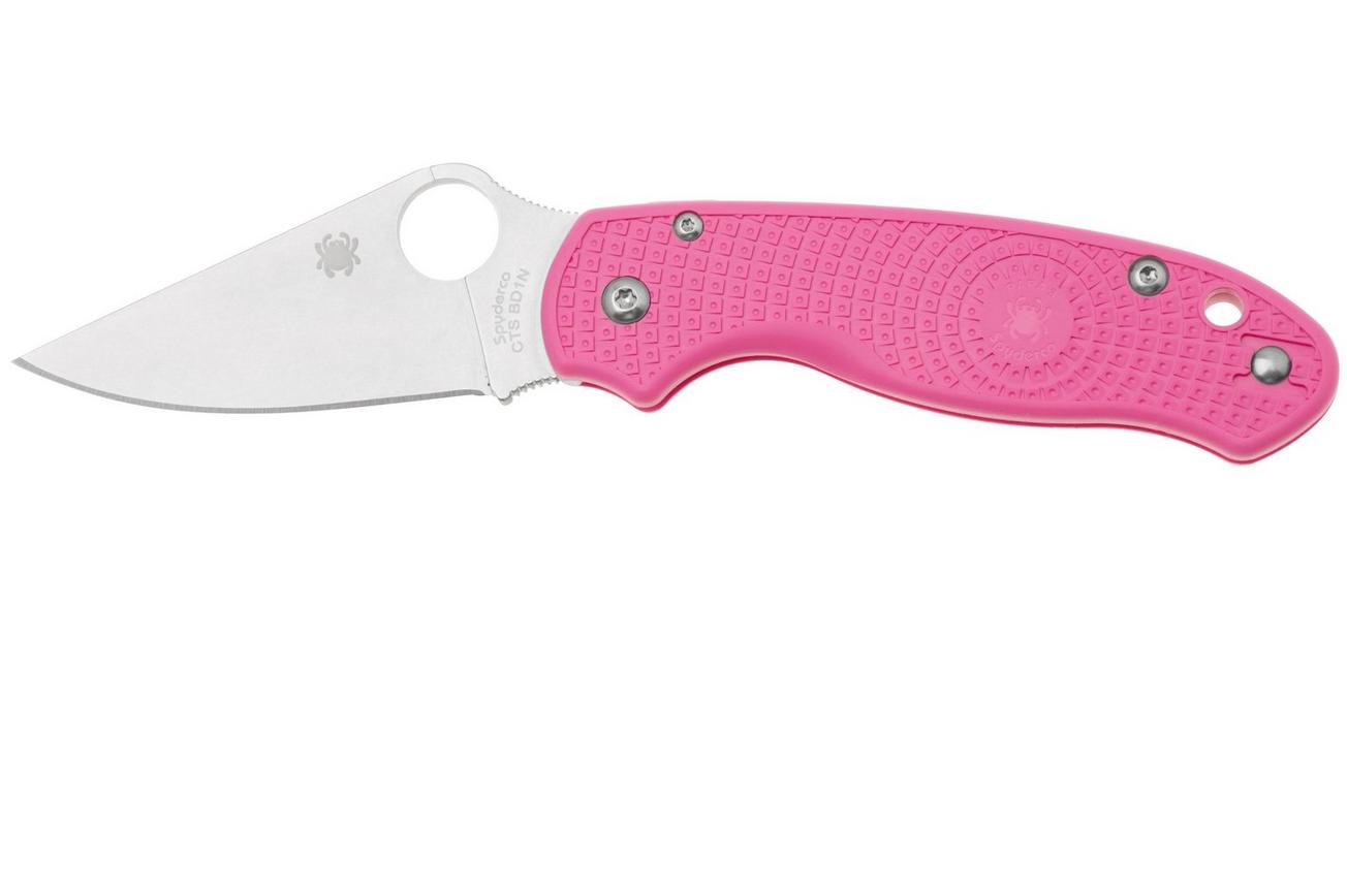 Spyderco Para 3 Lightweight Pink C223PPN FRN CTS-BD1N, Pink Heals zakmes